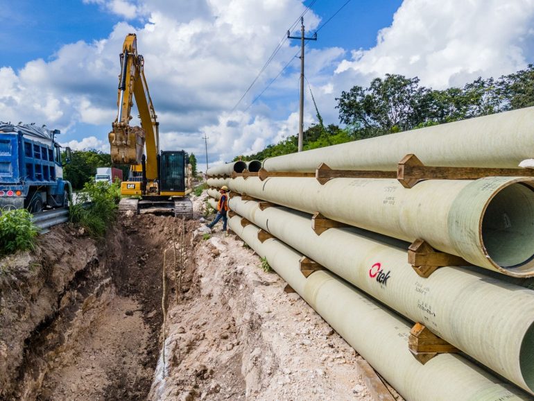 Destinan finalmente recursos a red de distribución de agua en Calakmul
