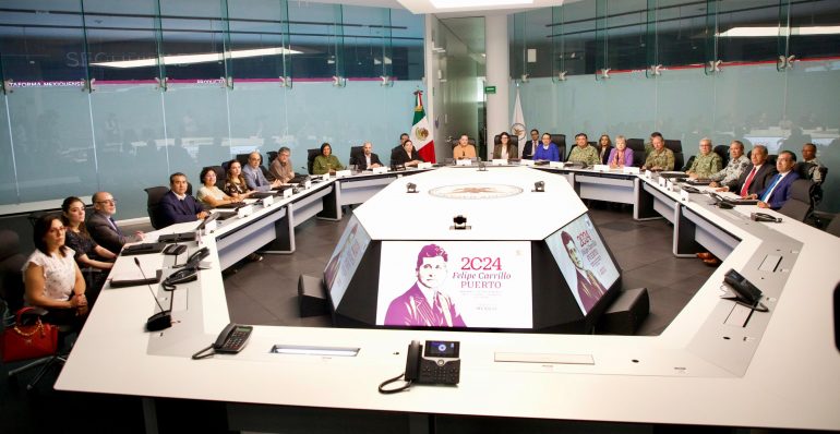 INE y gabinete de seguridad coordinan acciones para garantizar seguridad en elecciones