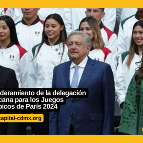 Abanderamiento de la delegación mexicana para los Juegos Olímpicos de París 2024
