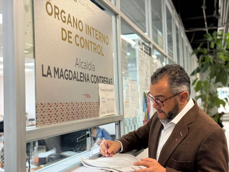 Fernando Mercado denuncia ante la Contraloría nepotismo en La Magdalena Contreras