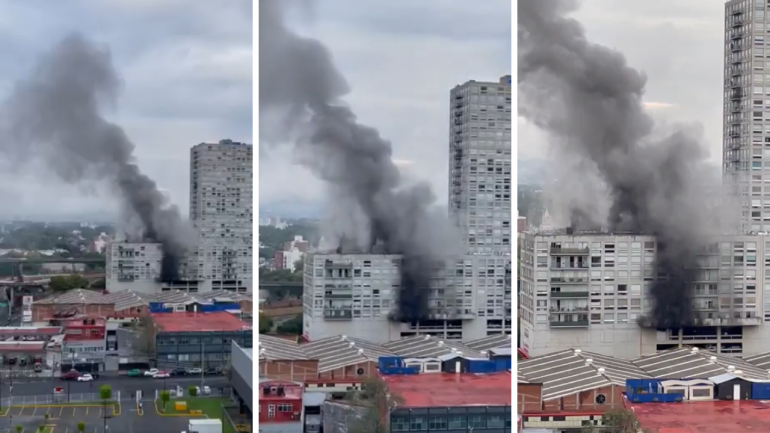 Incendio en Azcapotzalco deja varios intoxicados