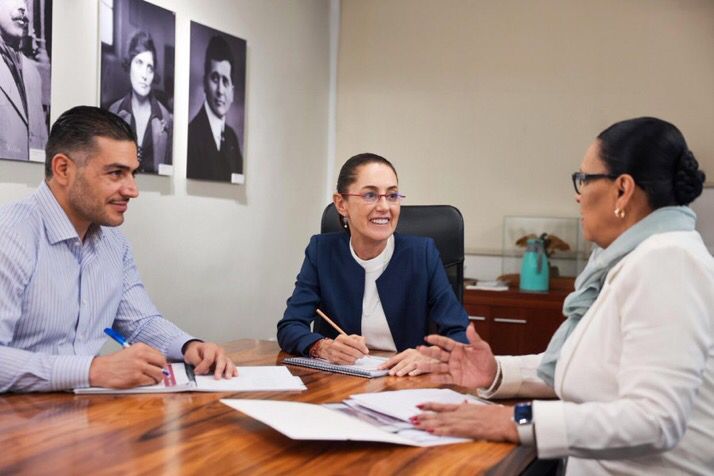 Sheinbaum Rosa Icela y Harfuch