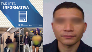 Suspenden a policia que grabó con Luna Bella, no era un extra