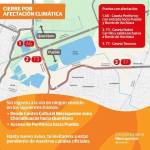 Circuito Exterior Mexiquense: conoce las vías alternas