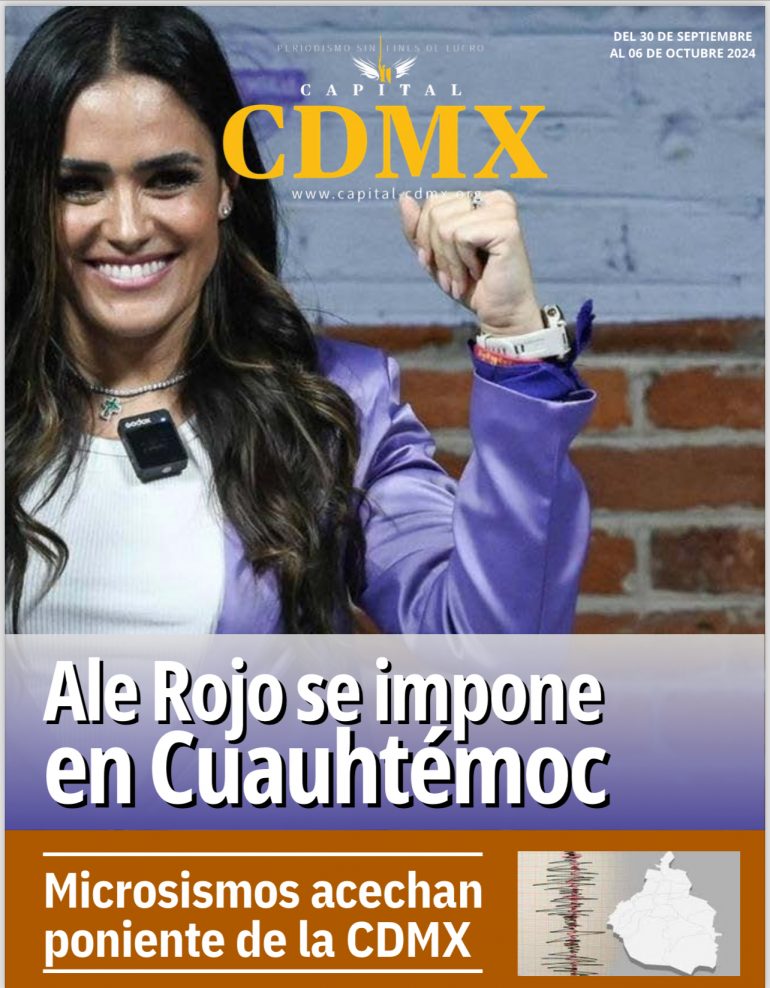 Semanario Capital CDMX: Ale Rojo retiene Cuauhtémoc