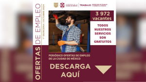 Anuncia Secretaría de Trabajo casi 4 mil nuevos empleos en periódico digital