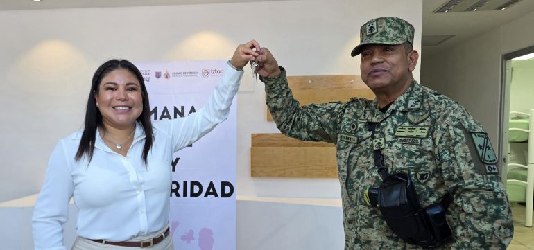 Inaugura alcaldesa Lourdes Paz instalaciones que ocupará la Defensa en Iztacalco
