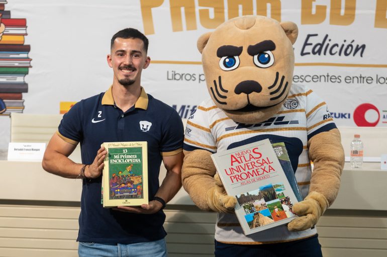 “Pasa el Libro 2025”: Pumas dona más de 3 mil ejemplares