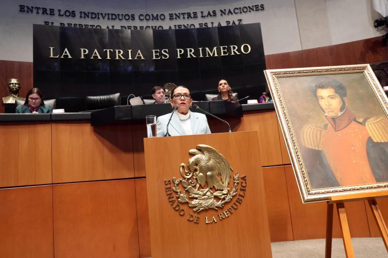 Rosa Icela Rodríguez refrenda compromiso con la soberanía, justicia y bienestar