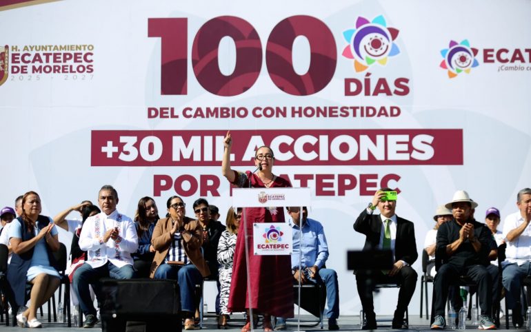 Ecatepec en 100 días del gobierno de Azucena Cisneros
