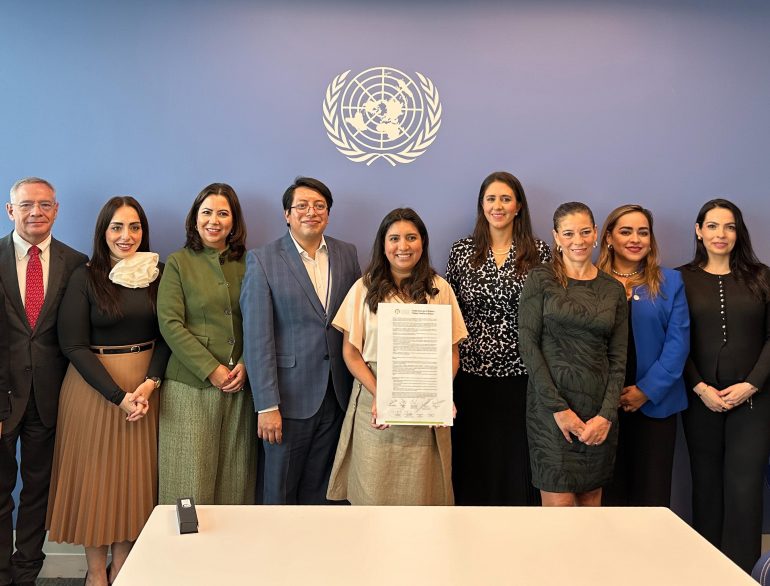Diputada panista Laura Álvarez se reúne con expertos en tema de laniñez y familias en la ONU