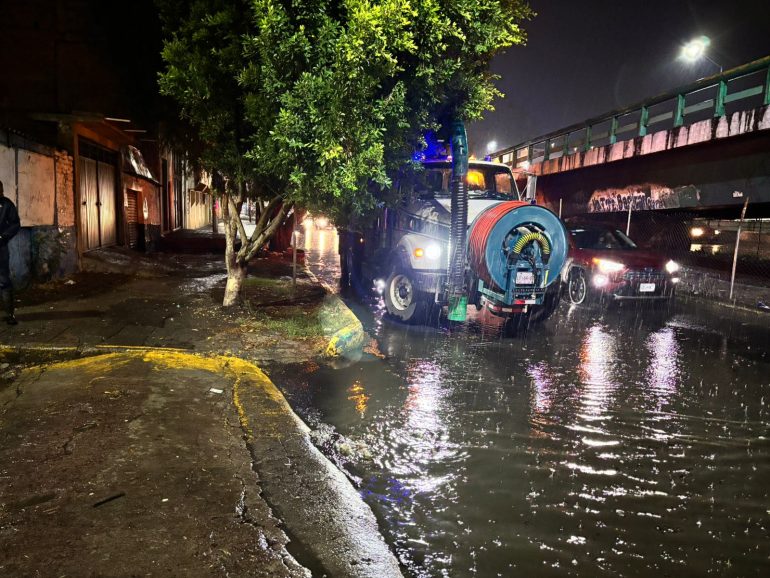 Ecatepec:  «Operativo Tormenta» contra inundaciones