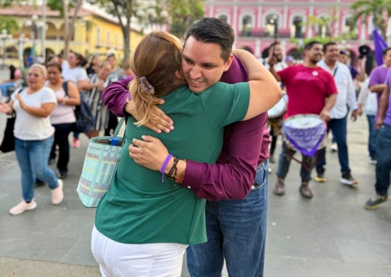 Arístides Guerrero propone el «Spotify de la Justicia» en su visita a Veracruz