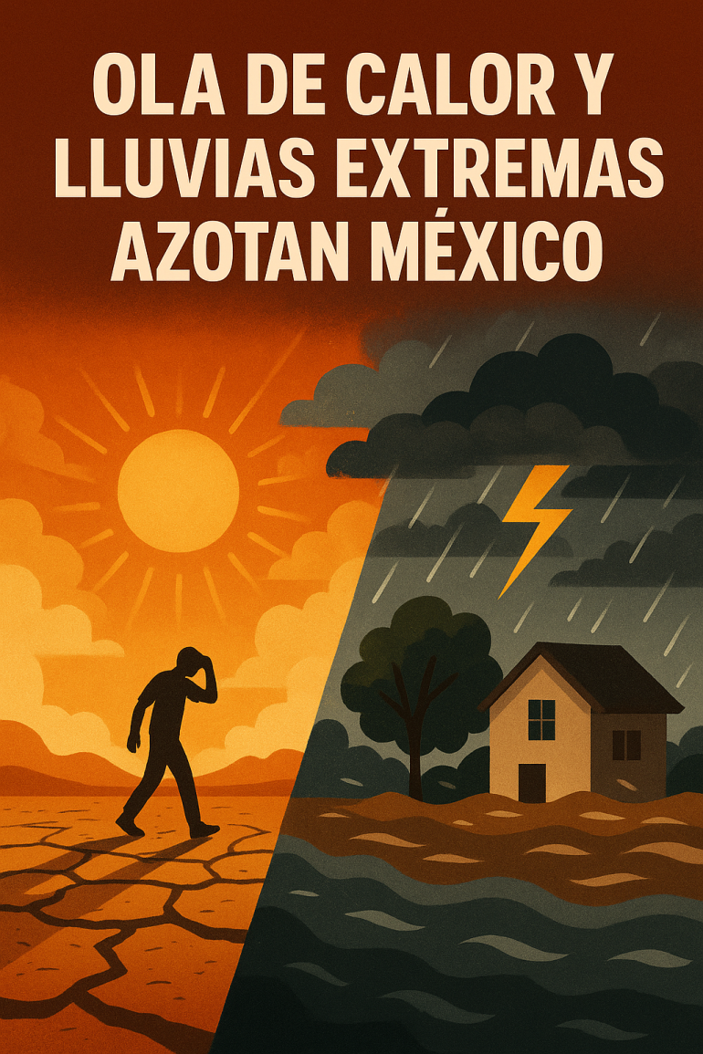 Ola de calor y lluvias extremas