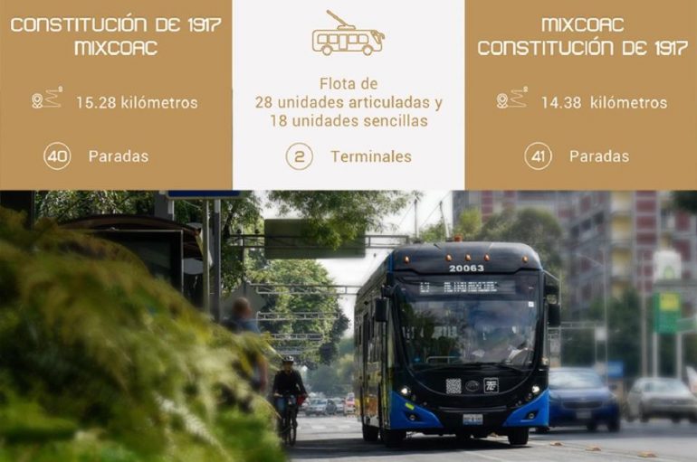 Abren nueva línea de trolebús de Iztapalapa a Mixcoac