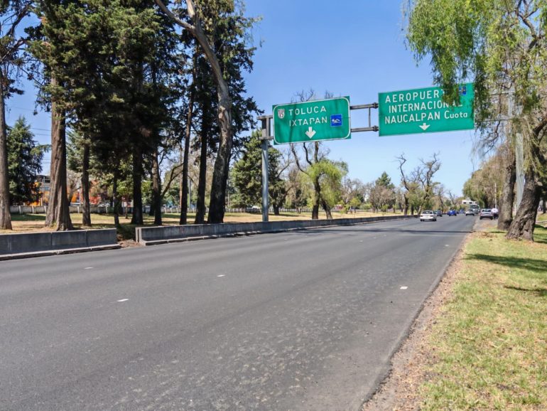 144 mil vehículos beneficiados con la rehabilitación de Paseo Tollocan: Junta de Caminos Edomex