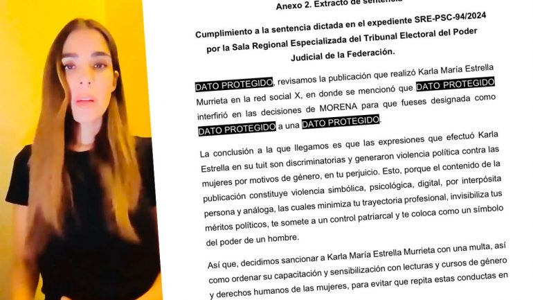 Ciudadana ofrece disculpa pública a diputada tras sentencia por violencia política de género