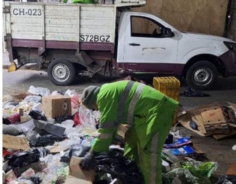 Retoma Brugada recolección diferenciada de basura; planea canje de reciclables por vales