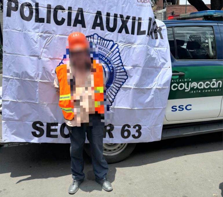 Detienen en Coyoacán a falso trabajador de servicios urbanos