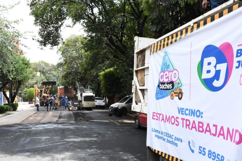 Avanza Plan “Cero Baches” para mejorar vialidades en Benito Juárez