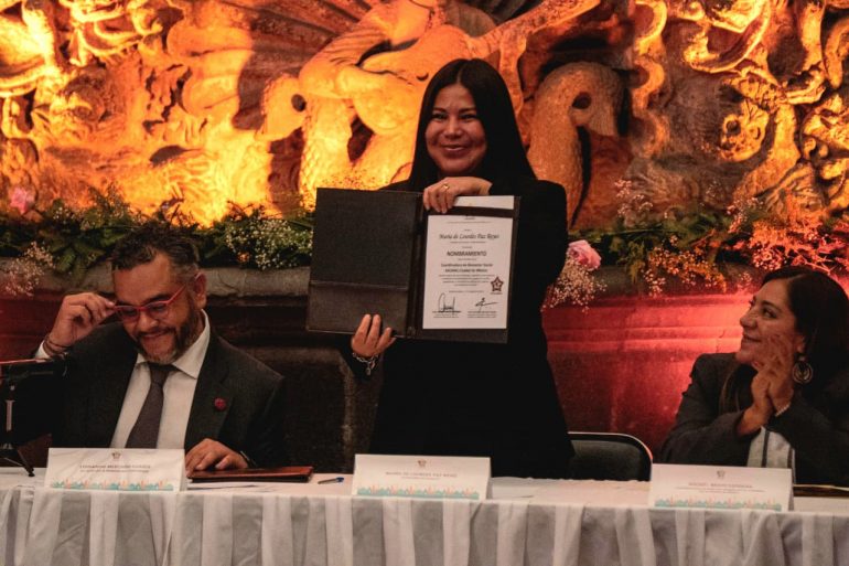 ENCABEZA ALCALDESA EN IZTACALCO, LOURDES PAZ, LA COMISIÓN DE BIENESTAR EN LA AALMAC
