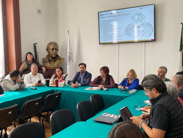 Presenta IPDP a diputados cronograma para consulta del PGD, sin considerar más plazos