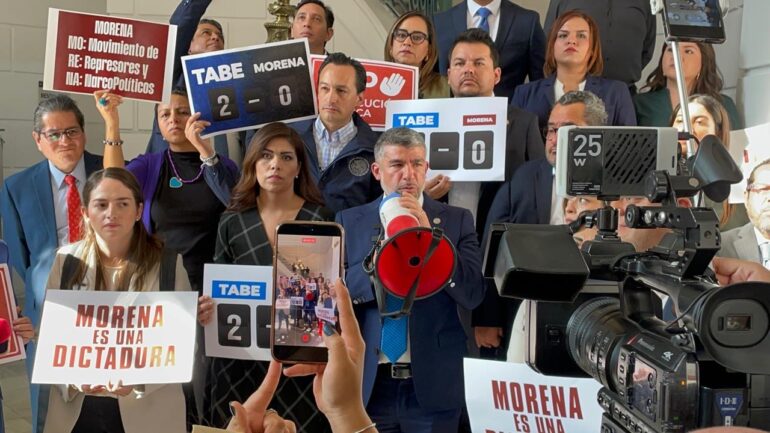 Guerra de trincheras entre PAN y Morena en el Congreso local, previo a discusión del presupuesto 2026