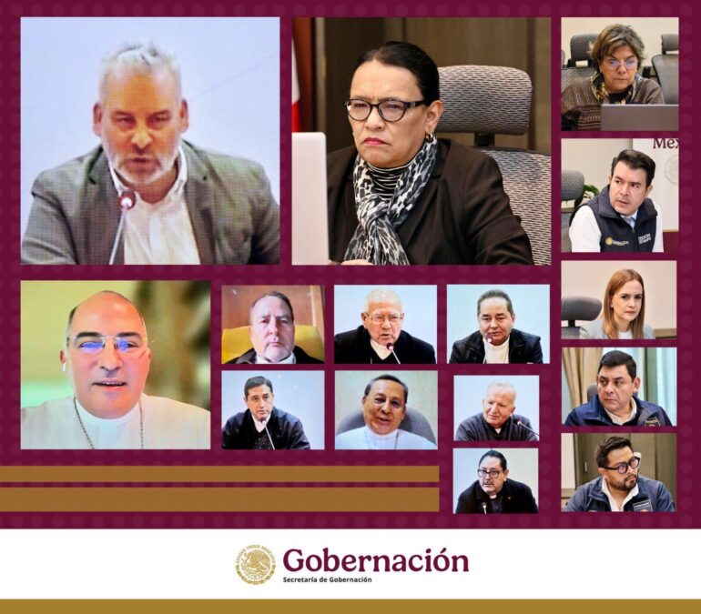 Gobernación suma voces de iglesias y municipios al plan de pacificación en Michoacán