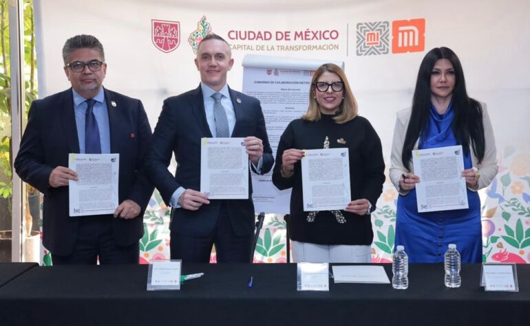 SCT Metro y conocer refrendan compromiso para la profesionalización de los trabajadores