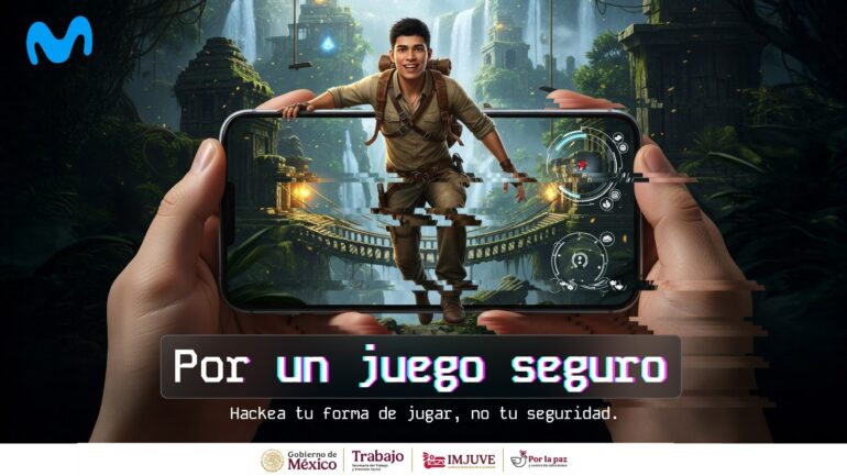 Presentan IMJUVE y Movistar campaña para promover espacios digitales seguros en videojuegos