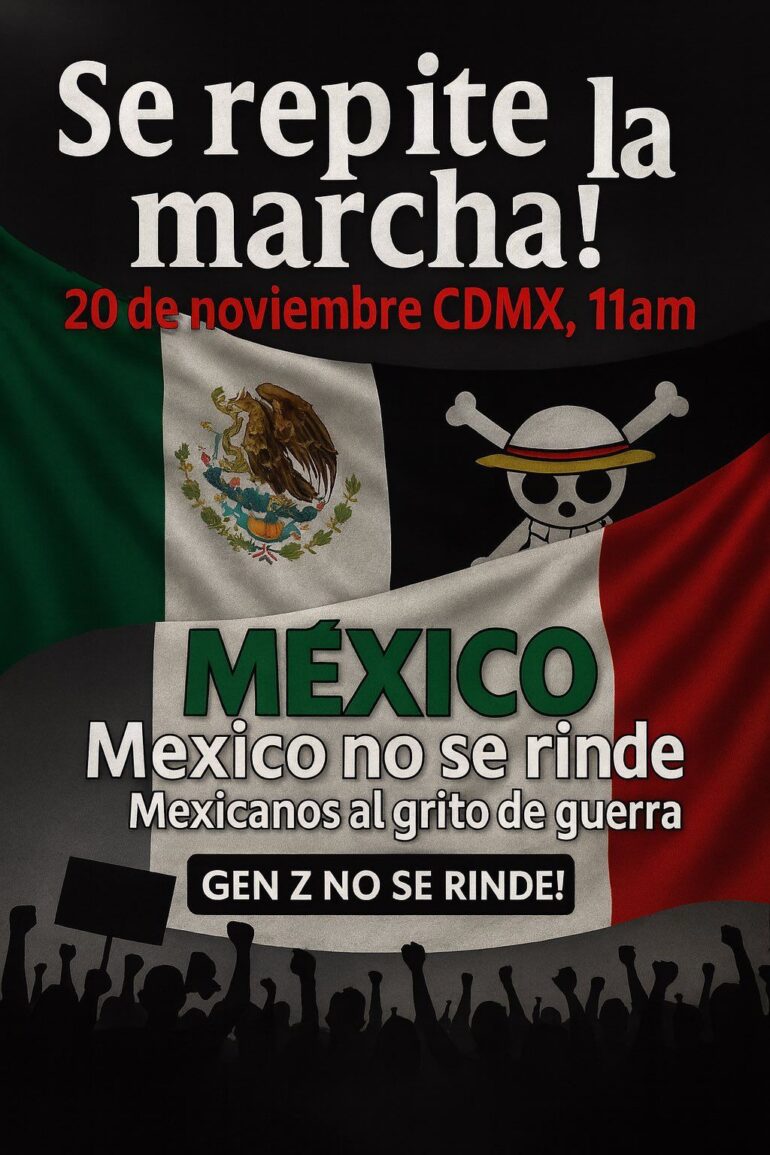 Jóvenes exigen liberación de detenidos tras la marcha de la Generación Z en CDMX