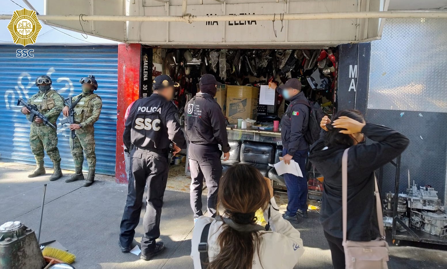 Cateos en la Buenos Aires dejan tres detenidos y ocho toneladas de autopartes aseguradas