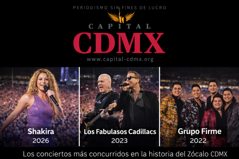 Récord histórico en el Zócalo: Shakira