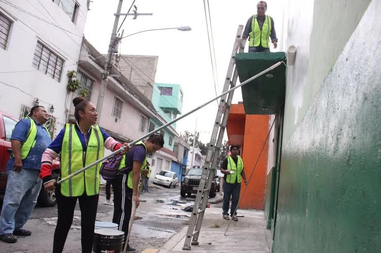 Realizan reos preliberados trabajo comunitario