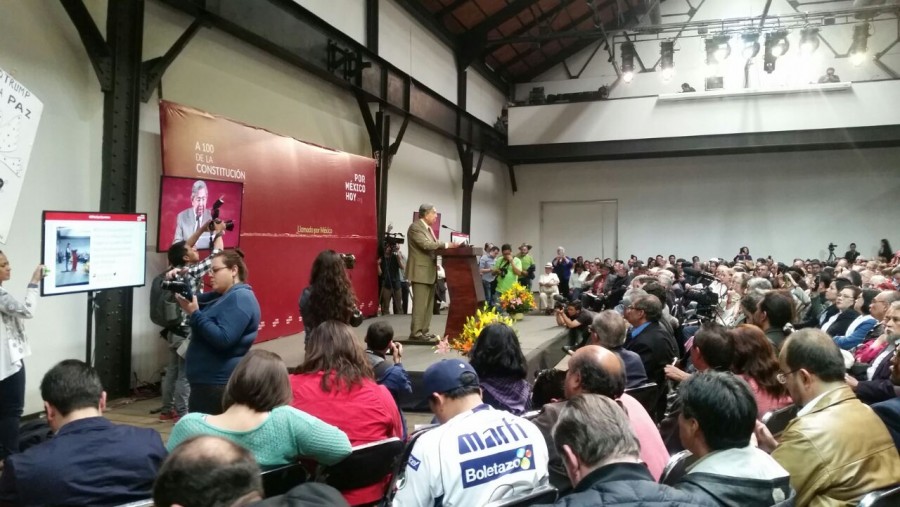 Artistas, políticos, activistas, legisladores y líderes sociales hablan de construir un nuevo pacto social