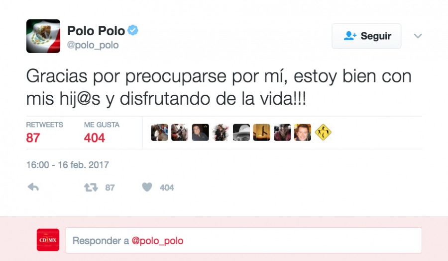 Matan a Polo Polo en redes… otra vez