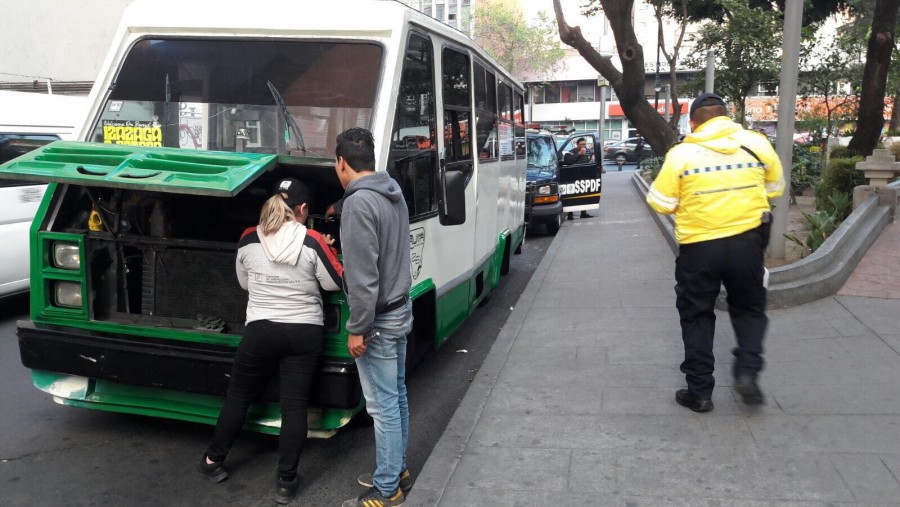 Sanciona Semovi 65 unidades de transporte público de la CDMX