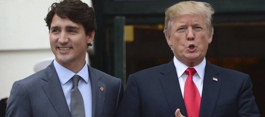 Trump y Trudeau optimistas sobre perspectivas para acuerdo sobre TLCAN