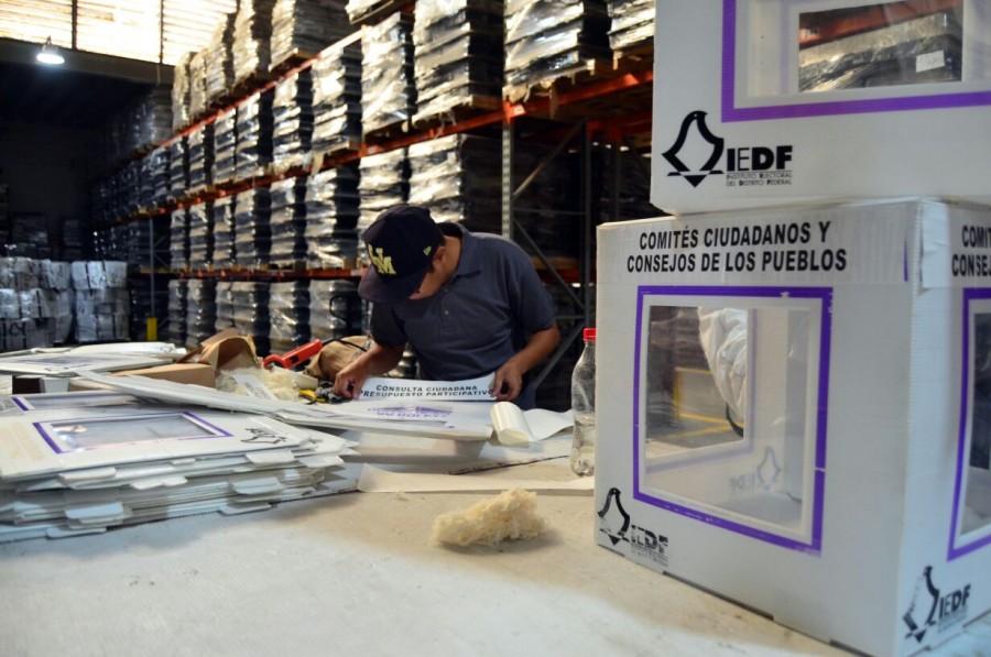 Comienza IEDF entrega de papelerÃ­a para elecciÃ³n ciudadana