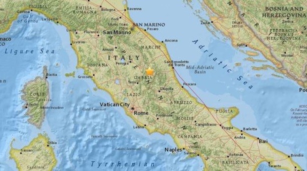 Dos terremotos sacuden Italia; hasta el momento no se reportan víctimas