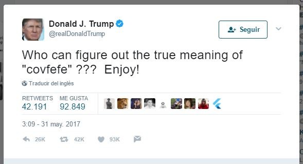 Se mofan de Trump en Twitter por error ortográfico