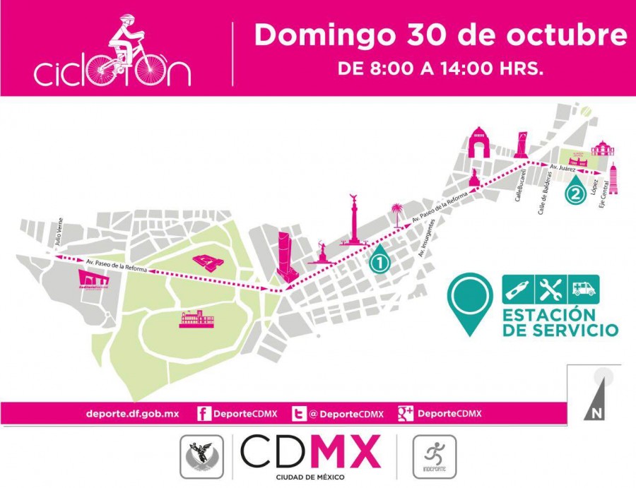 Cambia de ruta el CiclotÃ³n este domingo por la Formula 1