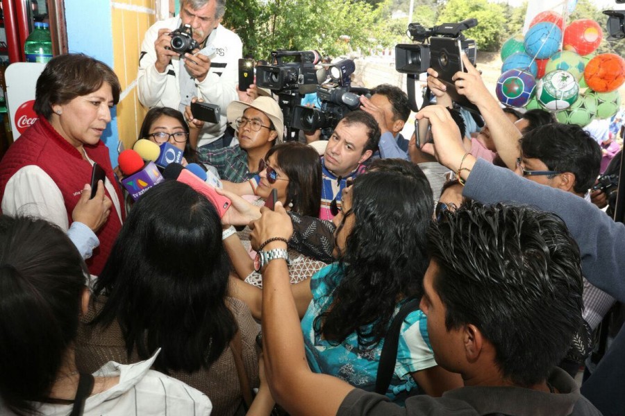 Buscan generar miedo en Texcoco: Delfina Gómez
