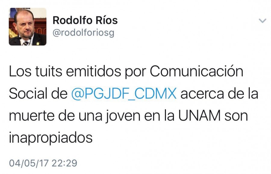 Recibe renuncia Mancera de encargada de comunicación social en PGJ-CDMX