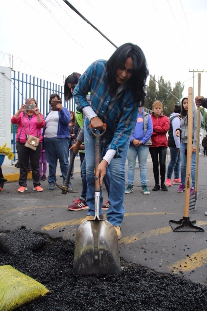 En tiempo récord Iztapalapa tapa más de seis mil baches