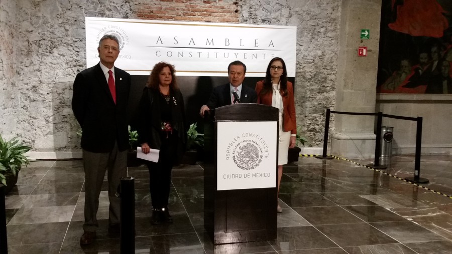 El PRI en Asamblea Constituyente apoya ampliar plazo para dictaminar Constitución CDMX