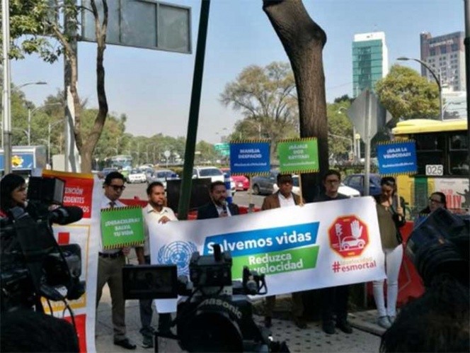 Recuerdan a víctimas del choque en BMW con campaña #LaVelocidadMata