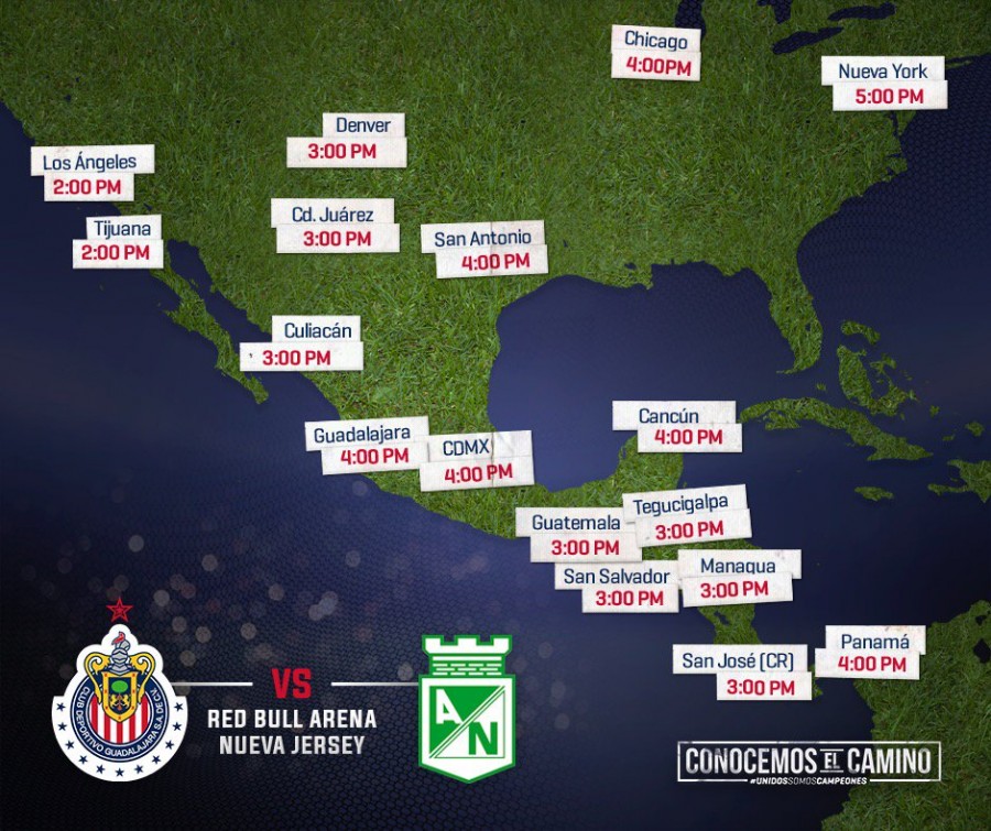 Chivas y Atlético Nacional disputan la Súper Copa de Campeones