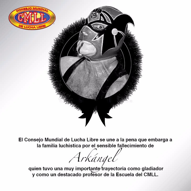 Infarto le arrebató la vida al luchador Arkángel