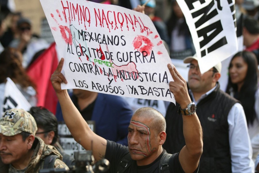 Sin incidentes ?marcha contra el 